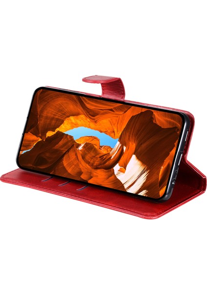 Xiaomi Redmi Note 14 4g (163.25X76.55X8.16MM) Kılıf Fermuarlı Cüzdan Buzağı Dokusu Pu Deri Telefon Kapağı-Kırmızı (Yurt Dışından) fırsatları