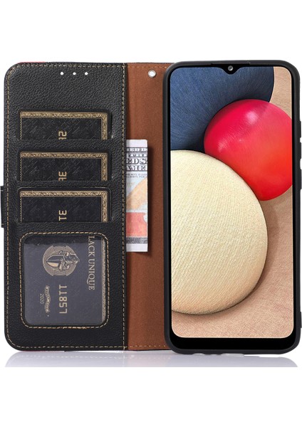 Xiaomi Poco X7 Pro 5g/redmi Turbo 4 5g Kılıf Rfıd Engelleme Cüzdan Pu Deri Telefon Kapağı-Siyah (Yurt Dışından)