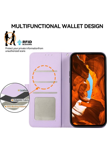 Xiaomi Redmi Note 14 5g Kılıf Deri, Rfıd Engelleme Cüzdanı-Mor Için (Yurt Dışından) indirimleri