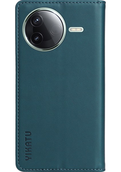 Xiaomi Redmi K80 Pro 5g/xiaomi Redmi K80 5g Yıkatu YK-001 Standlı Pu Deri-Yeşil (Yurt Dışından)