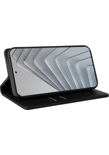 Xiaomi Redmi Için Not 14 4g (163.25X76.55X8.16MM) Yıkatu YK-001 Stand-Balck ile Pu Deri (Yurt Dışından) indirimleri