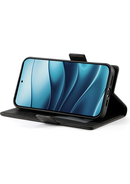 Xiaomi Redmi Note 14 4g (163.25X76.55X8.16MM) Pu Deri Cüzdan Telefon Kapağı-Balck Için (Yurt Dışından) fırsatları