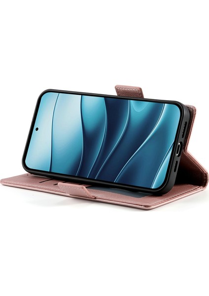 Xiaomi Redmi Note 14 4g (163.25X76.55X8.16MM) Pu Deri Cüzdan Telefon Kapağı-Gül Altın (Yurt Dışından) fırsatları