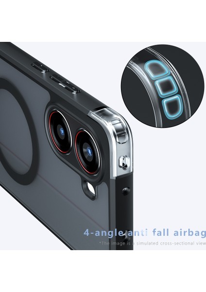 Xiaomi Poco X7 Pro 5g/redmi Turbo 4 5g Magsafe Tpu+Pc Telefon Kapağı ile Uyumlu Kılıf (Yurt Dışından) fırsatları