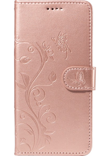 Xiaomi Redmi Turbo 4 5g Pu Çiçek Desenli Cüzdan Standlı Telefon Kapağı-Gül Altın (Yurt Dışından) fiyatları