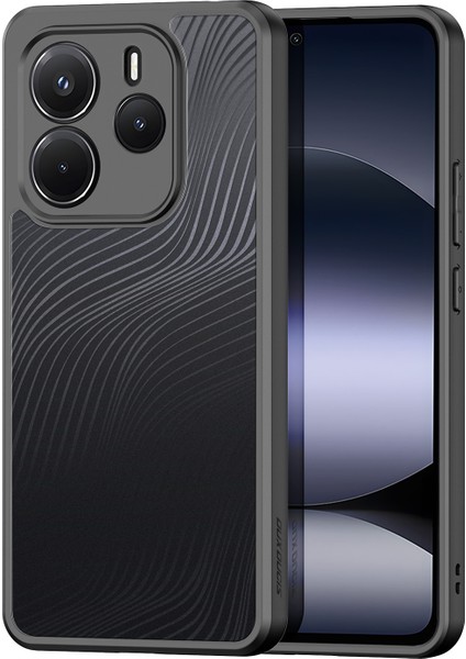 Xiaomi Redmi Için Not 14 4g (163.25X76.55X8.16MM) Kılıf Dux Ducıs Aimo Serisi Tpu + Pc Düşmeye Dayanıklı (Reach Sertifikası)-Balck (Yurt Dışından)