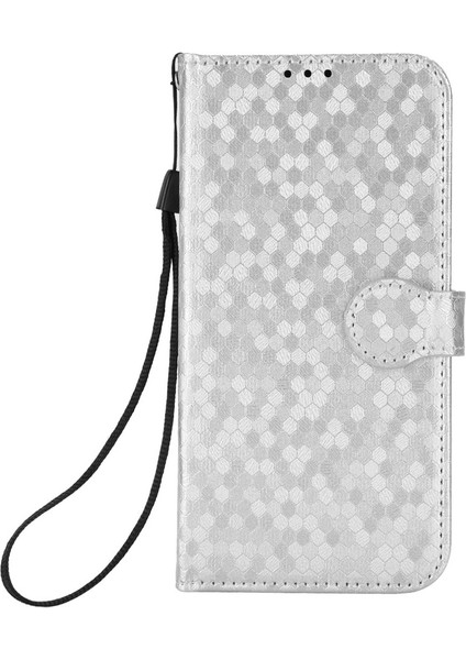 Xiaomi Redmi Note 14 Pro 4g Nokta Desenli Baskı Pu Deri Telefon Kapağı-Gümüş (Yurt Dışından) indirimleri