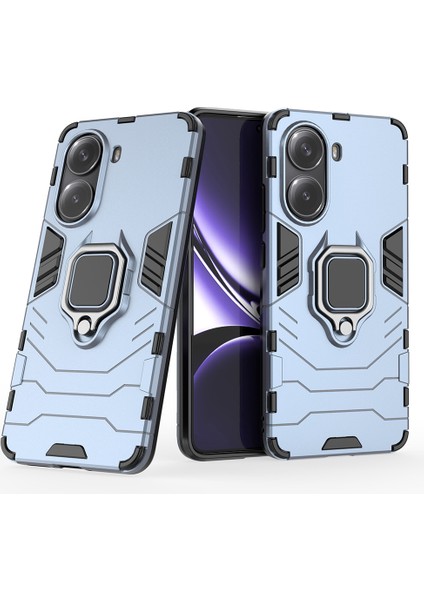 Xiaomi Redmi Için Turbo 4 5g Kılıf Pc+Tpu Koruyucu Halkalı Kickstand-Mavi (Yurt Dışından) fırsatları