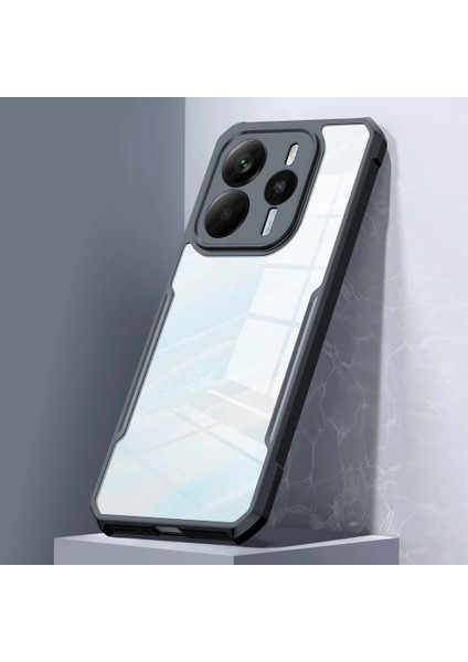 Xiaomi Redmi Note 14 4g (163.25X76.55X8.16MM) Kılıf Dropproof Tpu + Akrilik Şeffaf Arka Telefon Kapağı Için (Yurt Dışından) modelleri