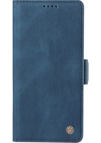 Xiaomi Redmi Note 14 4g (163.25X76.55X8.16MM) Yıkatu YK-005 Cilt Dokunma Duygusu Cüzdan Telefon Kapağı-Mavi (Yurt Dışından) fiyatları
