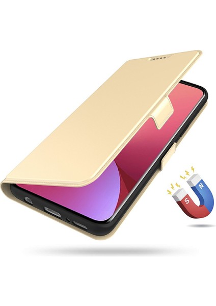 Xiaomi Redmi Için Not 14 5g Kılıf Darbeye Dayanıklı Tpu Iç Kabuk Deri Kart Yuvası-Altın (Yurt Dışından)