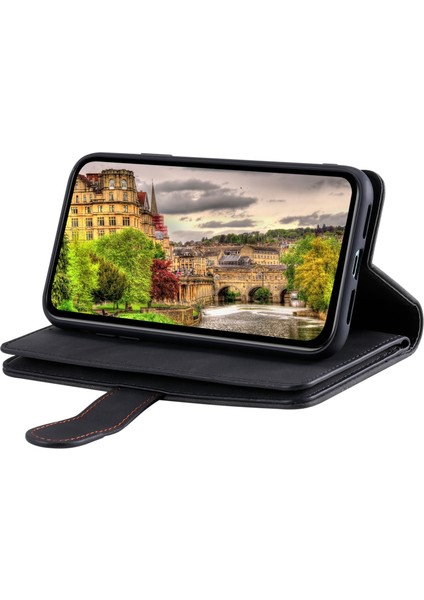 Xiaomi Redmi Için Not 14 Pro+ 5g/14 Pro 5g/poco X7 5g Fermuarlı Cüzdan 9 Kart Yuvaları-Balck (Yurt Dışından)