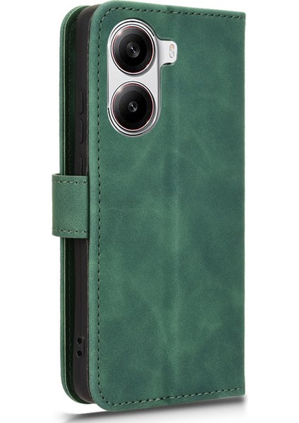 Xiaomi Redmi Için Turbo 4 5g/poco X7 Pro 5g Cilt Hissi Damla Önleyici Cüzdan Kapaklı Telefon Kapağı-Yeşil (Yurt Dışından) indirimleri