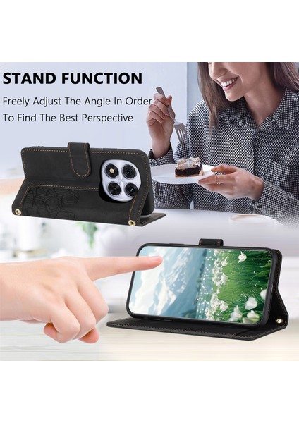 Xiaomi Redmi Note 14 Pro+ Için 5 Kart Yuvalı 5g Lale Cüzdan-Balck (Yurt Dışından)
