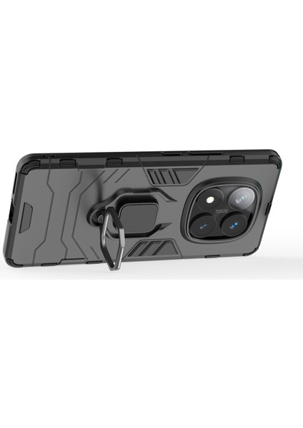 Xiaomi Redmi Note 14 Pro 4g Kılıf Pc+Tpu Koruyucu Halka Kickstand-Balck Için (Yurt Dışından) fırsatları
