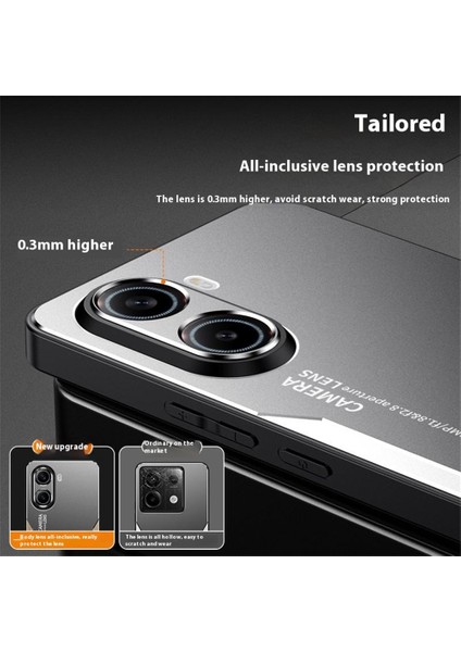 Xiaomi Redmi Turbo 4 5g Alüminyum Alaşımlı Tpu Pc Arka Kapak-Kırmızı Için (Yurt Dışından) modelleri