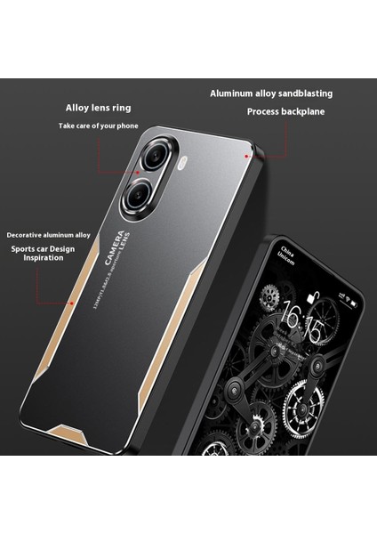 Xiaomi Redmi Turbo 4 5g Alüminyum Alaşımlı Tpu Pc Arka Kapak-Kırmızı Için (Yurt Dışından) fırsatları