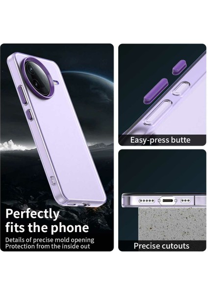 Xiaomi Redmi K80 5g Kılıf Pc+Tpu+Pet Düşmeyi Önleyici Telefon Arka Kapak-Mor Için (Yurt Dışından) fırsatları