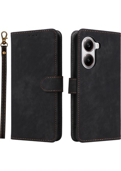 Xiaomi Poco X7 Pro 5g/redmi Turbo 4 5g Rfıd Engelleme Pu Görüntüleme Standı-Balck Için (Yurt Dışından)