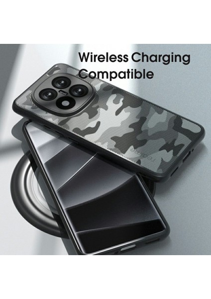 Xiaomi Redmi Note 14 Pro+ 5g Kılıf Için Tpu+Pc Ağır Hizmet Darbeye Dayanıklı Telefon Kapağı-Şeffaf Siyah (Yurt Dışından) modelleri