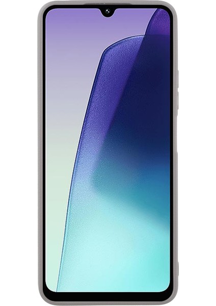Xiaomi Redmi Için 14C 4G/14R 5g/poco C75 4g Kılıf Deri Dokulu Tpu Darbeye Dayanıklı Telefon Kapağı-Gri (Yurt Dışından)