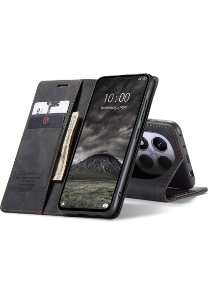 Xiaomi Redmi Note 14 Pro 4g Caseme 013 Serisi Pu Deri Stand-Balck Için (Yurt Dışından) fiyatları