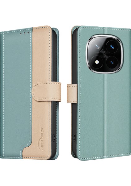 Xiaomi Redmi Note 14 Pro 4g Ekleme Renkli Rfıd Engelleme-Yeşil Için (Yurt Dışından)