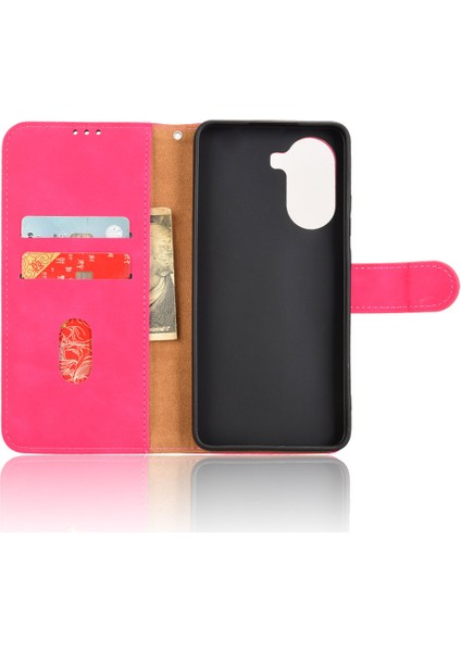 Xiaomi Redmi Için Turbo 4 5g/poco X7 Pro 5g Cilt Hissi Damla Önleyici Cüzdan Flip Telefon Kapağı-Gül (Yurt Dışından) fırsatları