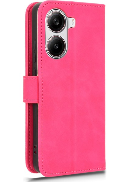 Xiaomi Redmi Için Turbo 4 5g/poco X7 Pro 5g Cilt Hissi Damla Önleyici Cüzdan Flip Telefon Kapağı-Gül (Yurt Dışından) indirimleri