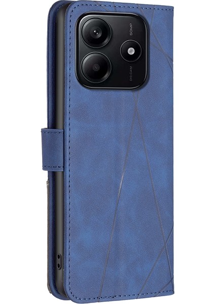 Xiaomi Redmi Note 14 4g (163.25X76.55X8.16MM) Kılıf Deri Cüzdan Standı-Mavi (Yurt Dışından) indirimleri