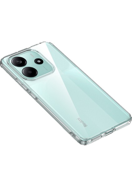Xiaomi Redmi Note 14 4g (163.25X76.55X8.16MM) Kılıf Pc+Tpu Hava Yastığı Koruması-Şeffaf (Yurt Dışından)