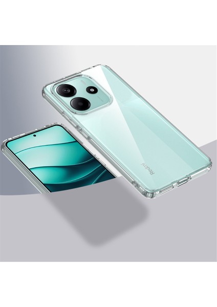 Xiaomi Redmi Note 14 4g (163.25X76.55X8.16MM) Kılıf Pc+Tpu Hava Yastığı Koruması-Şeffaf (Yurt Dışından) fiyatları