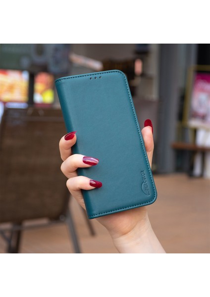 Xiaomi Redmi Note 14 Pro 4g Kılıf Pu Deri Flip Folio Telefon Cüzdan Kapağı-Yeşil (Yurt Dışından) indirimleri