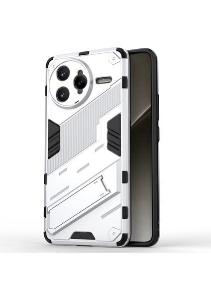 Xiaomi Redmi K80 Pro 5g Kılıf Pc+Tpu Darbeye Dayanıklı, Kickstand-Beyaz (Yurt Dışından)