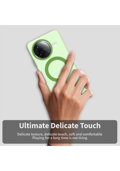 Xiaomi Redmi K80 5g Kılıf Magsafe Anti Drop Hibrit Telefon Arka Kapak-Yeşil ile Uyumlu (Yurt Dışından) indirimleri