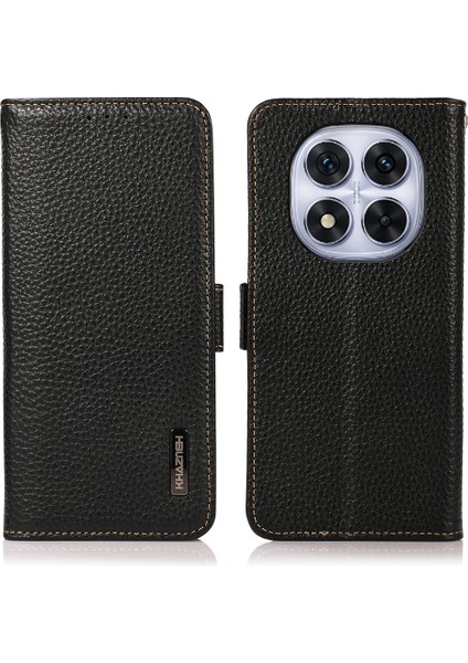 Xiaomi Redmi Için Not 14 Pro 5g/poco X7 5g Hakiki Inek Rfıd Engelleme-Balck (Yurt Dışından)