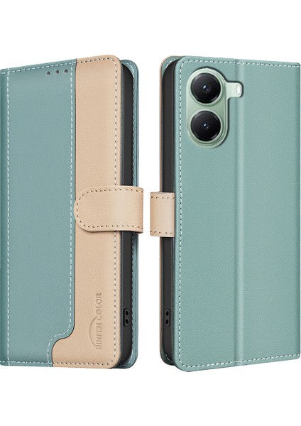 Xiaomi Poco X7 Pro 5g/redmi Turbo 4 5g Ekleme Renkli Rfıd Engelleme-Yeşil (Yurt Dışından)