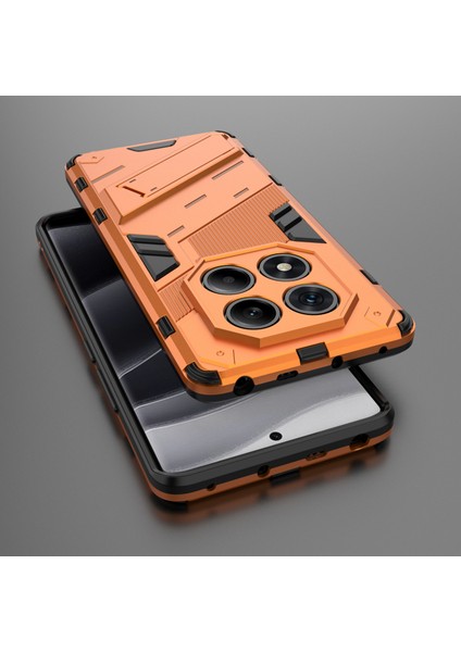 Xiaomi Redmi Note 14 Pro 4g Kılıf Pc+Tpu Kickstand-Turuncu ile Darbeye Dayanıklı (Yurt Dışından) indirimleri