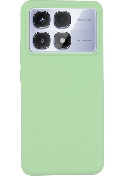 Xiaomi Redmi Için K70E 5g/poco X6 Pro 5g Hücre Sıvı Silikon Dropproof Kapak-Yeşil (Yurt Dışından)