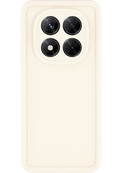Xiaomi Redmi Note 14 Pro 5g/poco X7 5g Kılıf Yivli Tasarım Tpu Kaymaz Telefon Kapağı-Bej (Yurt Dışından)
