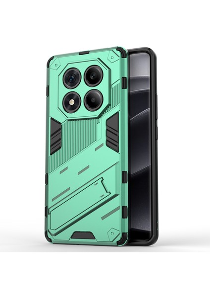 Xiaomi Redmi Note 14 Pro 4g Kılıf Pc+Tpu Kickstand-Yeşil ile Darbeye Dayanıklı (Yurt Dışından)