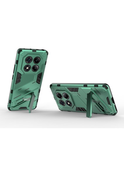 Xiaomi Redmi Note 14 Pro 4g Kılıf Pc+Tpu Kickstand-Yeşil ile Darbeye Dayanıklı (Yurt Dışından)