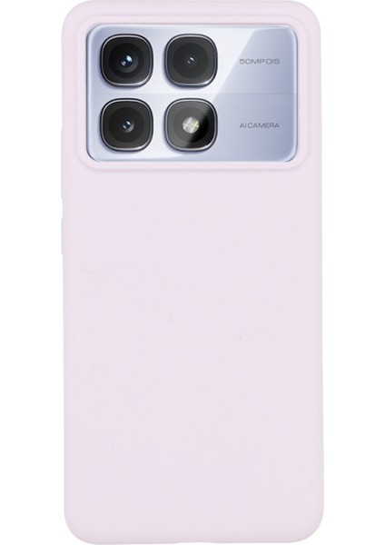 Xiaomi Redmi Için K70E 5g/poco X6 Pro 5g Hücre Sıvı Silikon Dropproof Kapak-Açık Mor (Yurt Dışından)