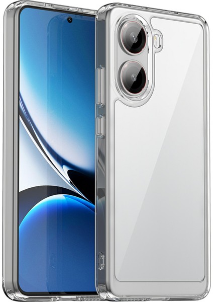 Xiaomi Redmi Turbo 4 5g/poco X7 Pro 5g Tpu+Akrilik Koruyucu Telefon Kapağı-Şeffaf (Yurt Dışından)
