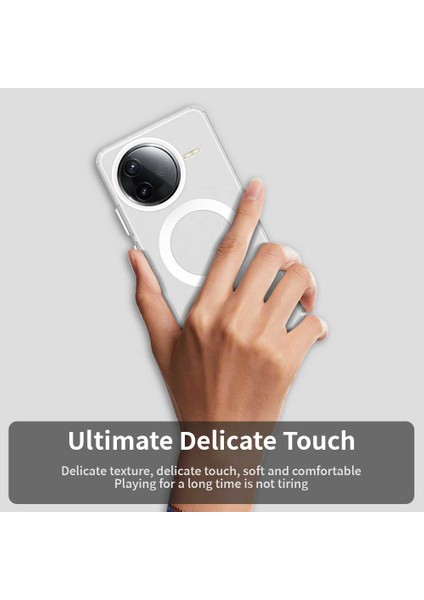 Xiaomi Redmi K80 5g Kılıf Magsafe Anti Drop Hibrit Telefon Arka Kapak-Beyaz ile Uyumlu (Yurt Dışından) indirimleri