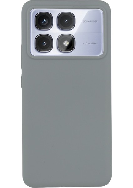 Xiaomi Redmi Için K70E 5g/poco X6 Pro 5g Hücre Sıvı Silikon Dropproof Kapak-Gri (Yurt Dışından)