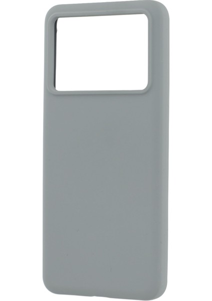 Xiaomi Redmi Için K70E 5g/poco X6 Pro 5g Hücre Sıvı Silikon Dropproof Kapak-Gri (Yurt Dışından) modelleri