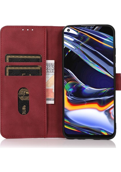 Xiaomi Redmi Note 14 5g Pu Deri Cüzdan Telefon Kılıfı-Kırmızı (Yurt Dışından) indirimleri