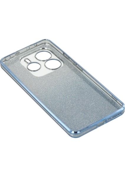 Xiaomi Redmi Note 14 5g Kılıf Çiçek Tpu Esnek Degrade Telefon Kapağı-Mavi Için (Yurt Dışından)