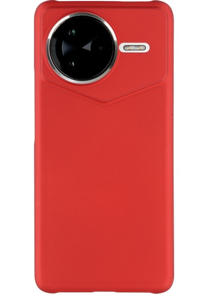 Xiaomi Redmi K80 5g Kılıf Sert Pc Buzlu Minimalist Telefon Kapağı-Kırmızı (Yurt Dışından)